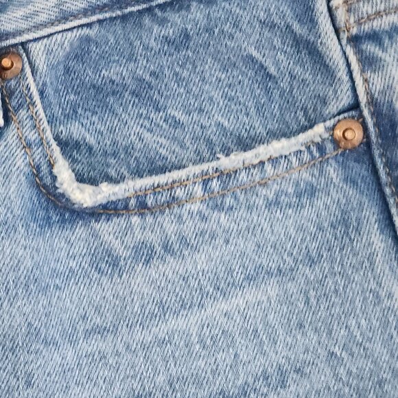 Levi's Sky Blue Straight Leg Denim Pants - Picture 7 of 11